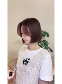 【Rei限定】韓国ボブ×pink brown