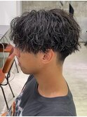 【LIPPS横浜】波巻きセンターパート／波巻きパーマ