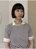 切りっぱなしボブ