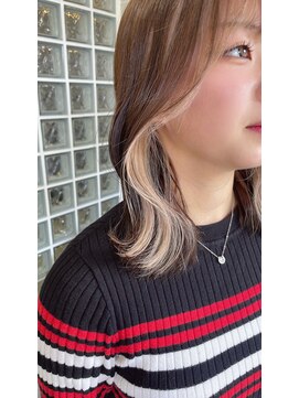 ボアップ(boappu) #インナーカラー#カラー#デザインカラー