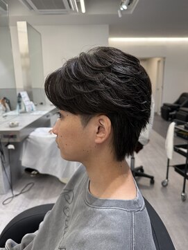 ビカムメンズヘアー 栄店(become men's hair) フェザーパーマ/名古屋メンズパーマ
