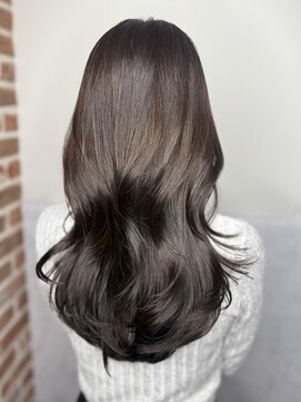 エニー 栄(Any) 韓国レイヤー×オリーブグレージュ