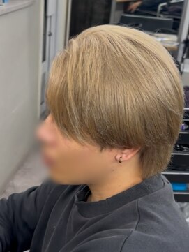 ゴールドシブヤ(GOALD SHIBUYA) 【リアルお客様スタイル】ハイトーンセンターパート