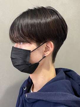 エルマーク 梅田(L-MARK) マッシュ/黒髪/ナチュラルマッシュ/メンズ/ツーブロック