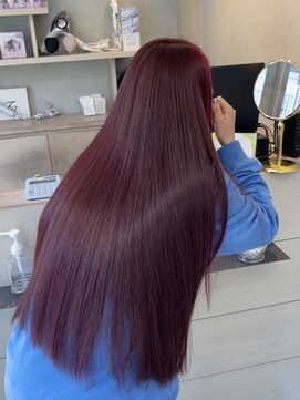 ジュイル ハラジュク(JEWIL HARAJUKU) 10代20代30代ブリーチなしボルドーカラー