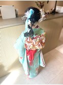 七五三着付け、ヘアセット、メイク