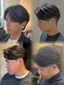 ブルニール 心斎橋(BLEUNIR) センターパートパーマ集 フェザーパーマ シャドウパーマ