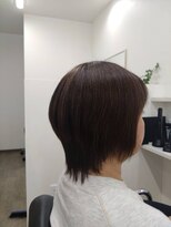 バンビ 坪井店(Bambi) ショートウルフ 30代/40代/50代/60代/ダークブラウン