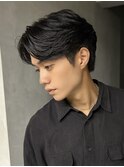 毛流れニュアンスパーマ/爽やかメンズショート