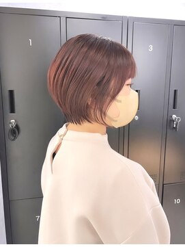 モアナ バイ ヘッドライト 松山(Moana by HEADLIGHT) Moana【松山】#ハンサムショート#ショートボブ#小顔魅せヘア
