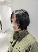 [飯田橋/ウルフカット] 外ハネレイヤー ショートヘア 個性派 