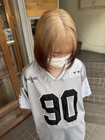 ゼロヨンハチ(048)&nbsp;黒染め履歴を活かしたルーツカラー