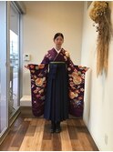 カチ盛りヘアセット