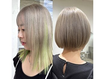 サビィ(Sabby)の写真/ワンカラーに飽きた方へ◎周りと差がつくデザインカラーが出来るサロンSabby☆