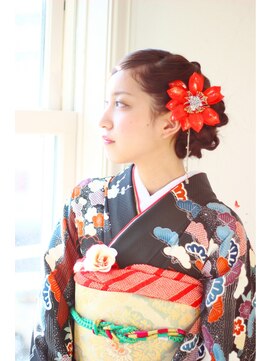 ２丁目３番地美容室 成人式振袖スタイル　2丁目3番地