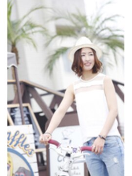 コージー リゾート バイ アンツ 茅ヶ崎駅前店(cozy resort by ANT'S) 【ANT'S】夏のビーチにピッタリなエアリーボブ☆