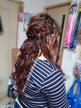 クレイジービッチ(CLAY G BITCH) 【】ウェーブエクステ ハイブリッドエクステ 仙台エクステ