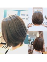 プリクーズヘアオアシス(plecooze hair oasis) アッシュベースのハイ＆ロースタイル
