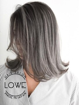 ルーヴェ(LOWE) 【LOWE】外国人風ハイライトと大人の外ハネボブでお洒落に