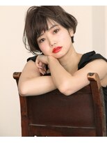 チョビー 銀座(chobii)&nbsp;グレージュ/デジタルパーマ/小顔/マッシュ/ゆるふわ/高柳