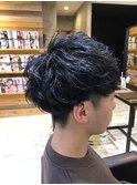 スパイラルパーマ/ツイストスパイラル/マッシュ/マッシュウルフ