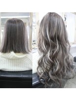 ローレン ウィズ(ROLLEN Wiz)&nbsp;グレージュカラー×シールエクステ