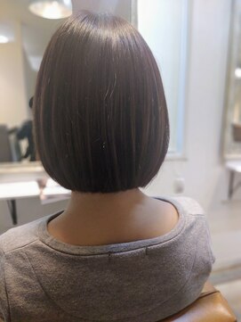アクロス ヘアーデザイン 溝の口店(across hair design) 艶カラーナチュラルボブ