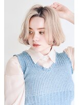 ラミ(L'ami)&nbsp;ホワイトグレージュ × スリークボブ　デザインカラー