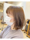 ふんわりレイヤードボブ