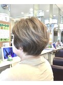 ふんわりショートヘア