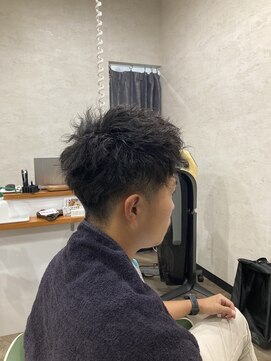 パペル(PAPEL) メンズ似合わせカット+ツイストスパイラルパーマ