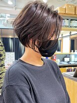 アヴァロン(AVALON) 絶壁解消/ひし形/前下がり/大人ショートボブ/30代/40代★猪狩★