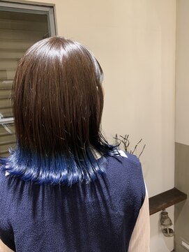 ムーン(moon) #似合わせカット #アースカラー #くびれヘア #デザインカラー