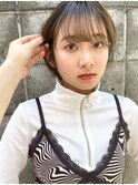 (LianTokyo 山崎)ショートボブ×コンマヘア×ハイライトカラー