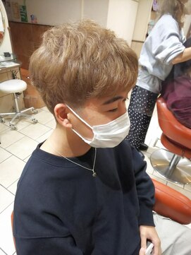 ネオリーブチノ 登戸店(Neolive cino) ダブルカラー シナモンベージュ