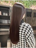 髪質改善/ストレート/チョコレートブラウン