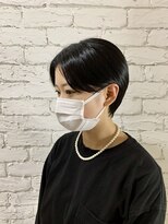 シャインヘア モカ 新宿(Shine hair mocha) [新宿]丸み耳掛けショート_くびれショート_マッシュ女子＠20代