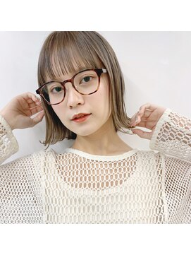 サンド 大阪梅田(sand) @rika__hair [大阪梅田駅/マッシュ/くびれヘア/メルティカラー]