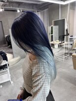 クリム(qulim)&nbsp;ネイビー×水色インナー