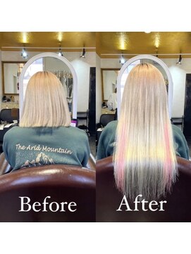 プルクローム(PULL CHROME) 【PULL EXTE】ホワイトエクステ/派手髪／個性派エクステロング