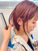 ヒビヲ(HIBIO) ブリーチダブルカラーピンクベージュイルミナカラーハイトーン