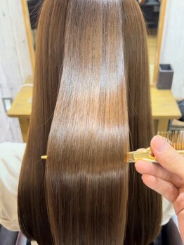 ルーム(ROOM)の写真/《髪質改善トリートメント/メテオトリートメント》髪の内部から徹底補修!毛先まで潤う艶やかな美髪ヘアに♪