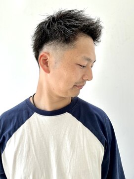 フォーク FOLK 【FOLK】メンズは好印象・清潔感☆2ブロフェードショート♪