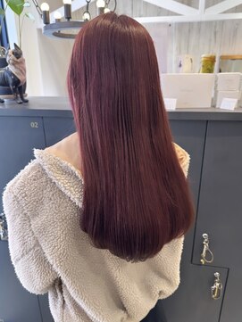 コスタ オブ リシェール(The COSTA of RICHAIR) ブリーチ無しピンクカラー　ピンクブラウン越谷