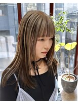 ヲタク(wotaku.)&nbsp;アンブレラカラーベージュカラーデザインカラーインナーカラー