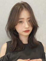 ノイ(noi)&nbsp;顔周りレイヤーカットグレージュカラーくびれボブベージュカラー