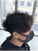 ツイストスパイラルパーマツイストパーマメンズマッシュパーマ