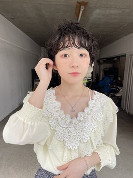 ナループロアボタン(Nalu pu loa BOTAN) マッシュショートパーマ