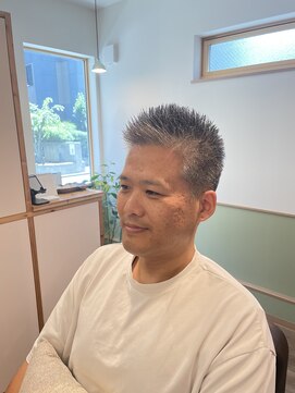 美容室紡場 刈上短髪スタイル