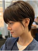 大人可愛いミセスショートヘア／30代／40代／50代